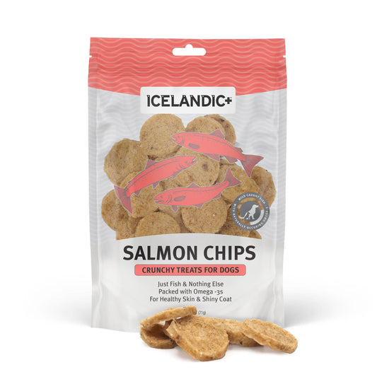 Icelandic+ Salmon Fish Chips for Dogs