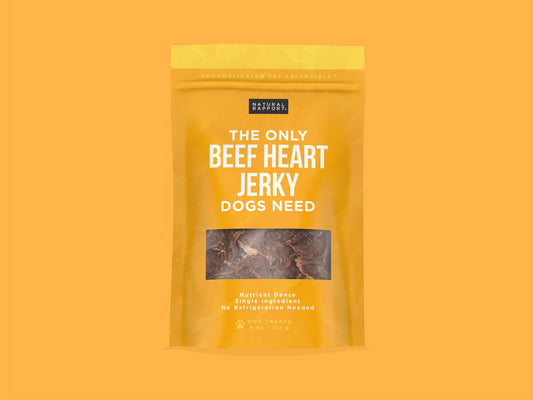 Natural Rapport: Beef Heart Jerky