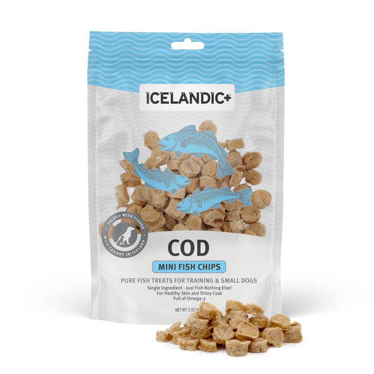 Icelandic+ Cod Fish Chips for Dogs (Mini)