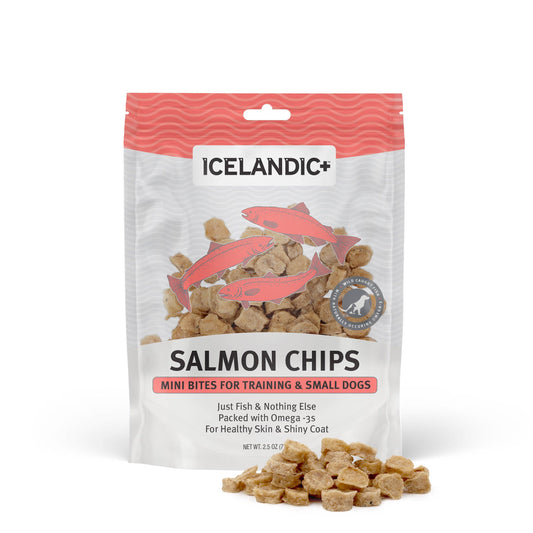 Icelandic+ Salmon Mini Fish Chips for Dogs